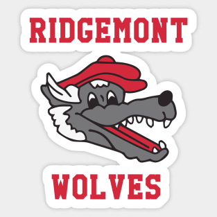 Ridgemont High Wolves (Fast Times) Sticker